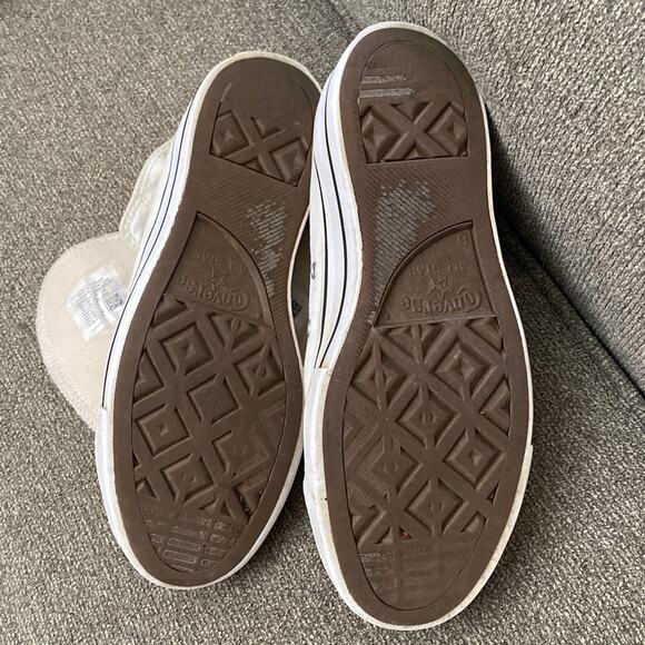 Converse Womens 8 Move Hi Platform Chuck Taylor All Star High Top Sneakers CTAS - Picture 9 of 12